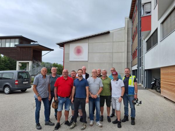Die Mitglieder der Verwaltungsgruppe Mostviertel der Gewerkschaft BAU-HOLZ