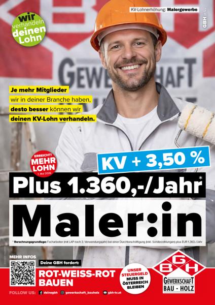 KV-Plakat Maler 2026