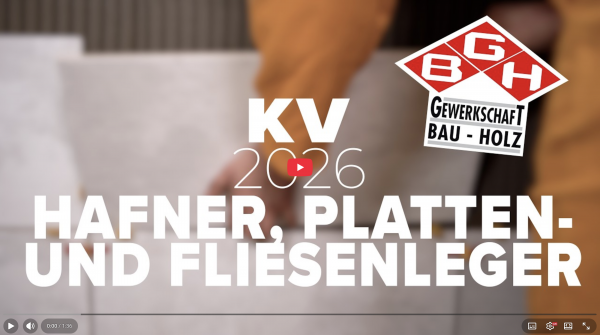 KV-Abschlusss HAFNER‑, PLATTEN‑ UND FLIESENLEGERGEWERBE UND KERAMIKERGEWERBE 2026